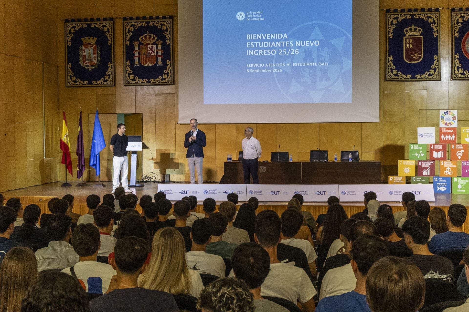En imágenes, el inicio de curso en la UPCT