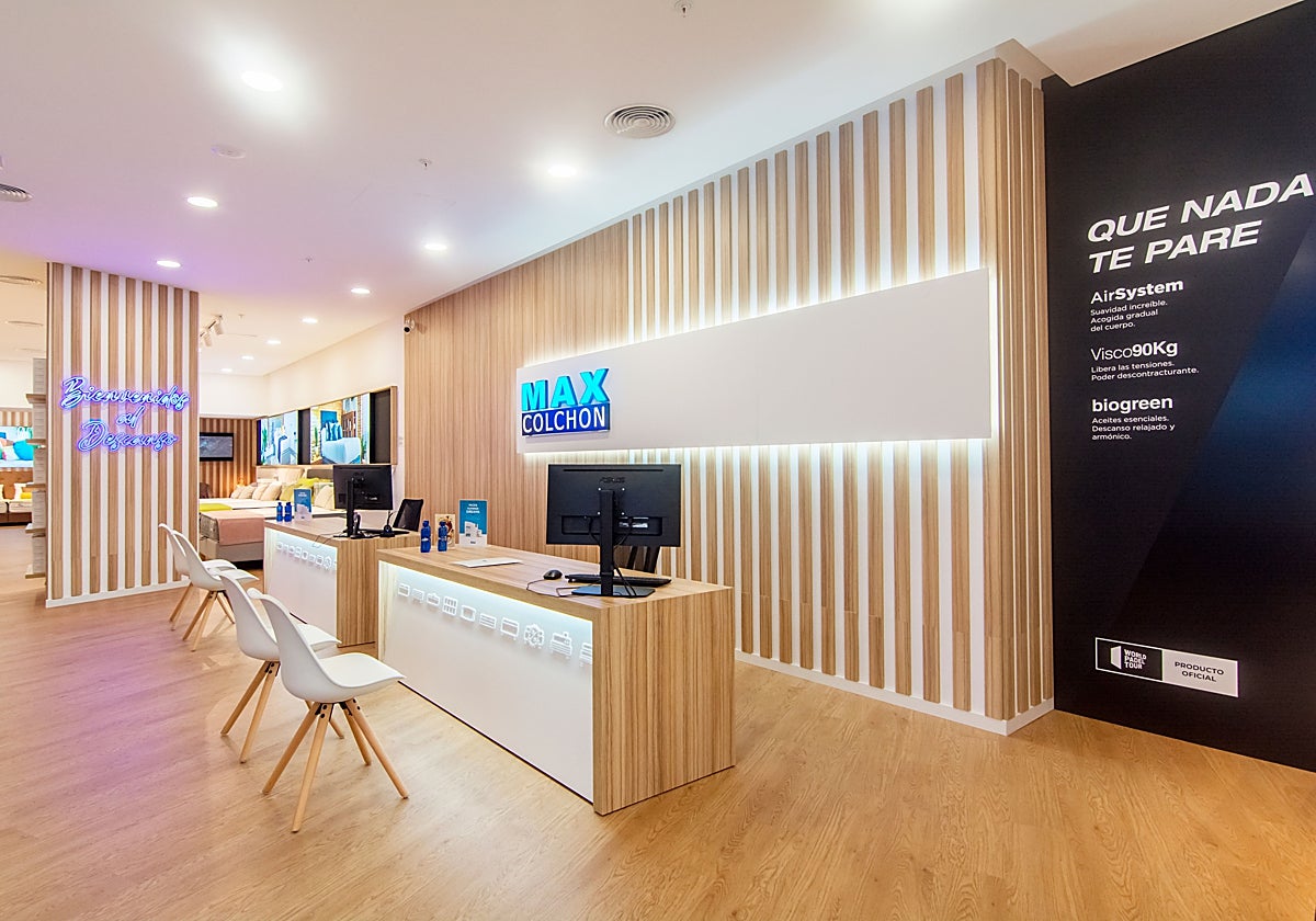 Una de las 110 tiendas de Maxcolchon.