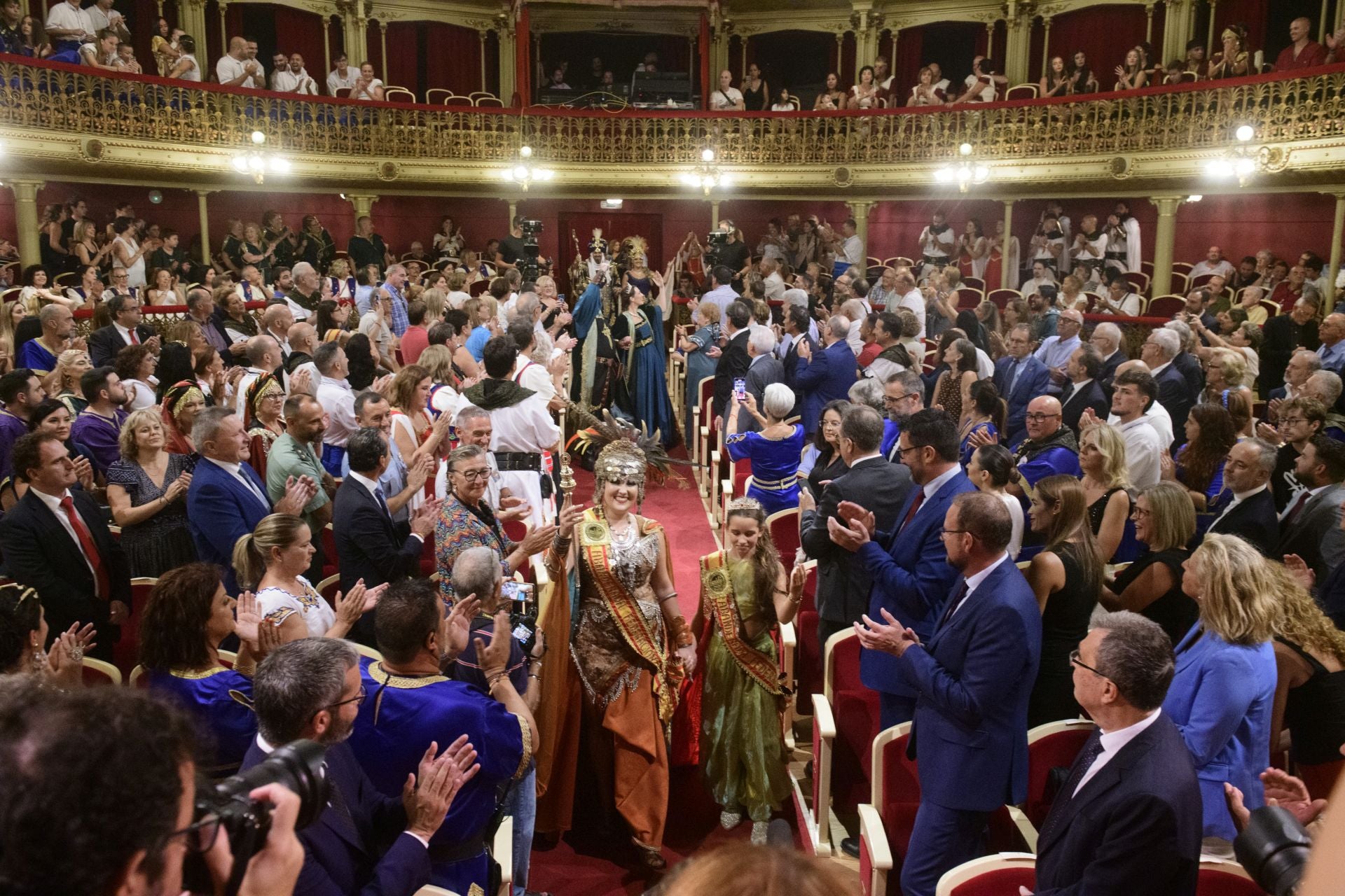 Las imágenes del pregón de las fiestas de Moros y Cristianos de Murcia