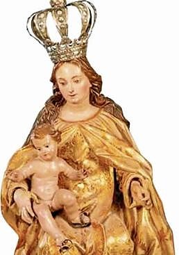 Imagen - Virgen con Niño que sale a la venta en Subastas Segre.