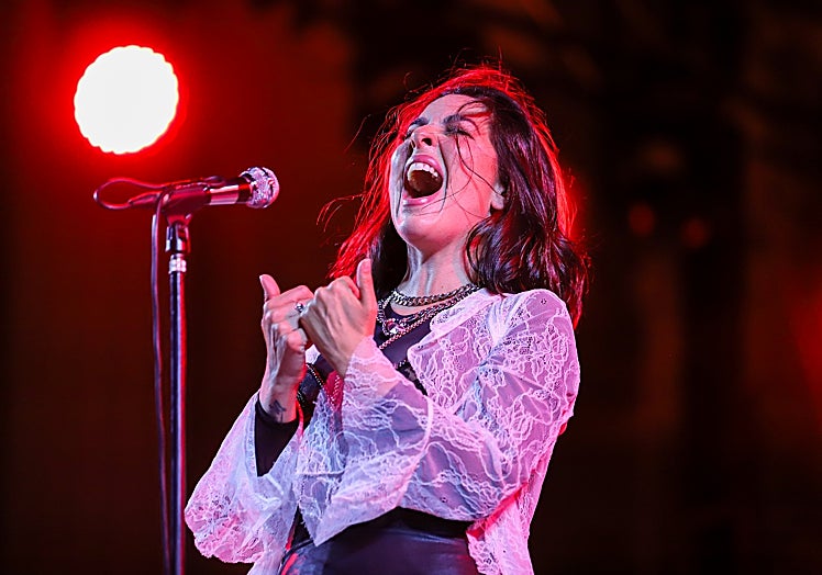 Ruth Lorenzo en una actuación en Murcia este año.