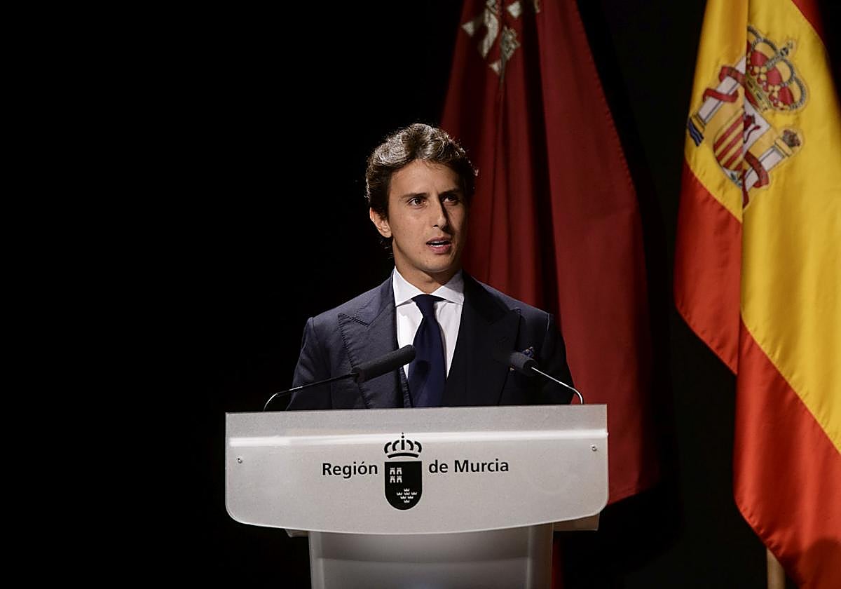 Roca Rey pronunció el pregón taurino de Murcia.
