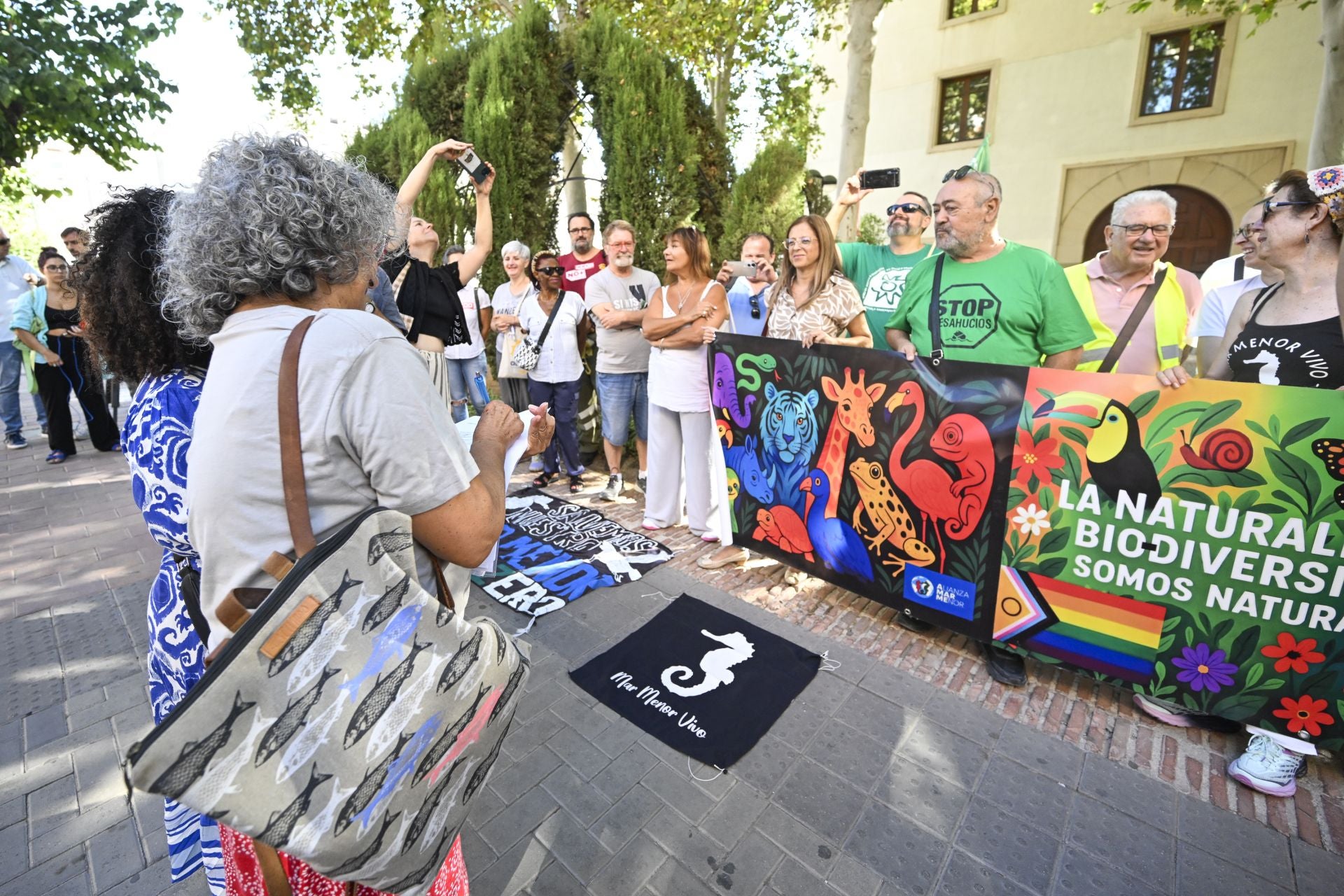 La protesta de las Marchas por la Dignidad de Murcia, en imágenes