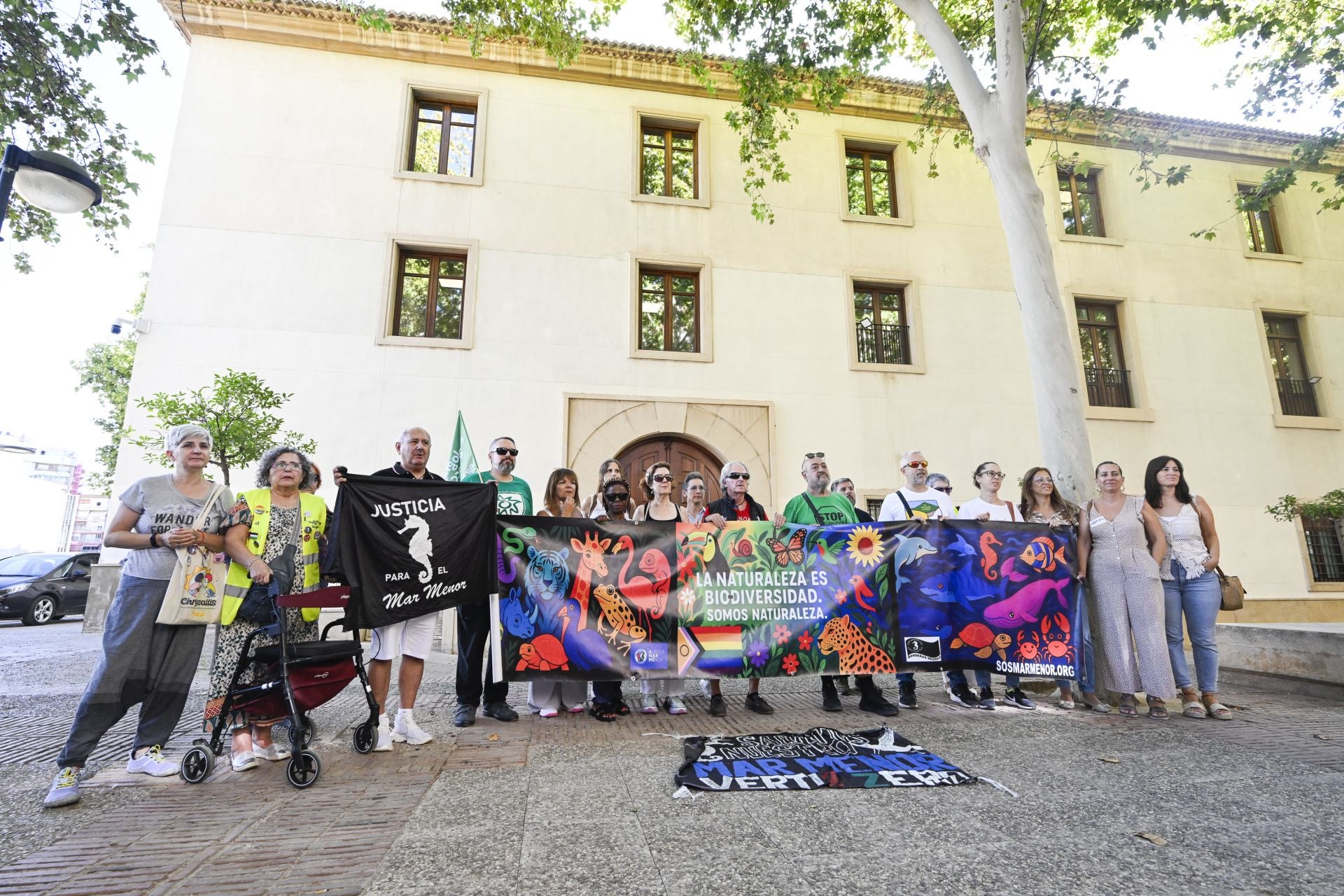 La protesta de las Marchas por la Dignidad de Murcia, en imágenes