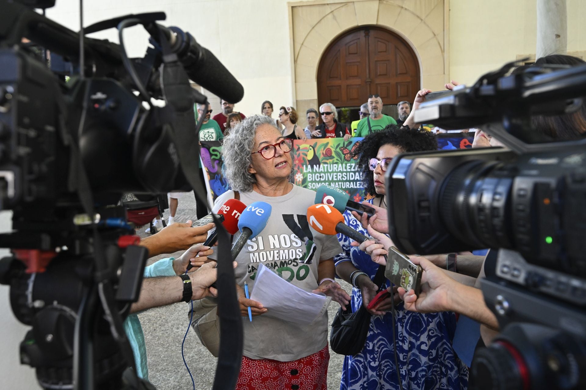 La protesta de las Marchas por la Dignidad de Murcia, en imágenes