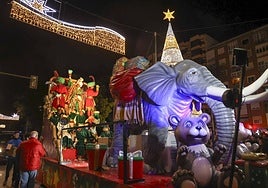 Una de las carrozas de la Cabalgata de este año.