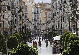 Estado de la calle del Carmen, en una imagen tomada esta semana.