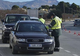 Un control de alcoholemia, en una imagen de archivo.