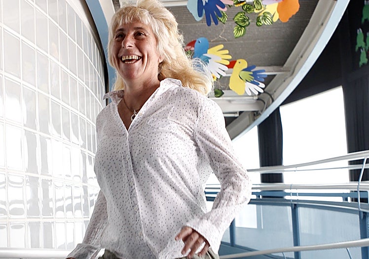 Pepa Astillero, en el Centro Escénico de Pupaclown.