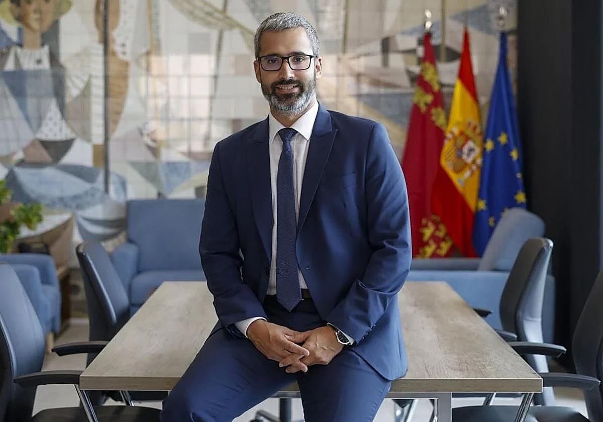 Francisco Lucas, en su despacho de la Delegación del Gobierno.