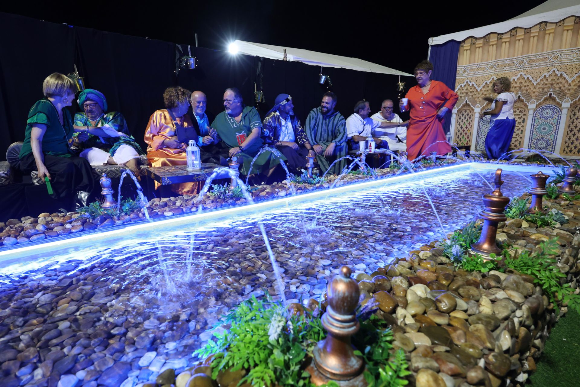 El campamento más internacional de Moros y Cristianos de Murcia, en imágenes