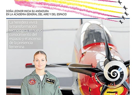 Portada del especial dedicado al ingreso de la Princesa en la AGA de San Javier.