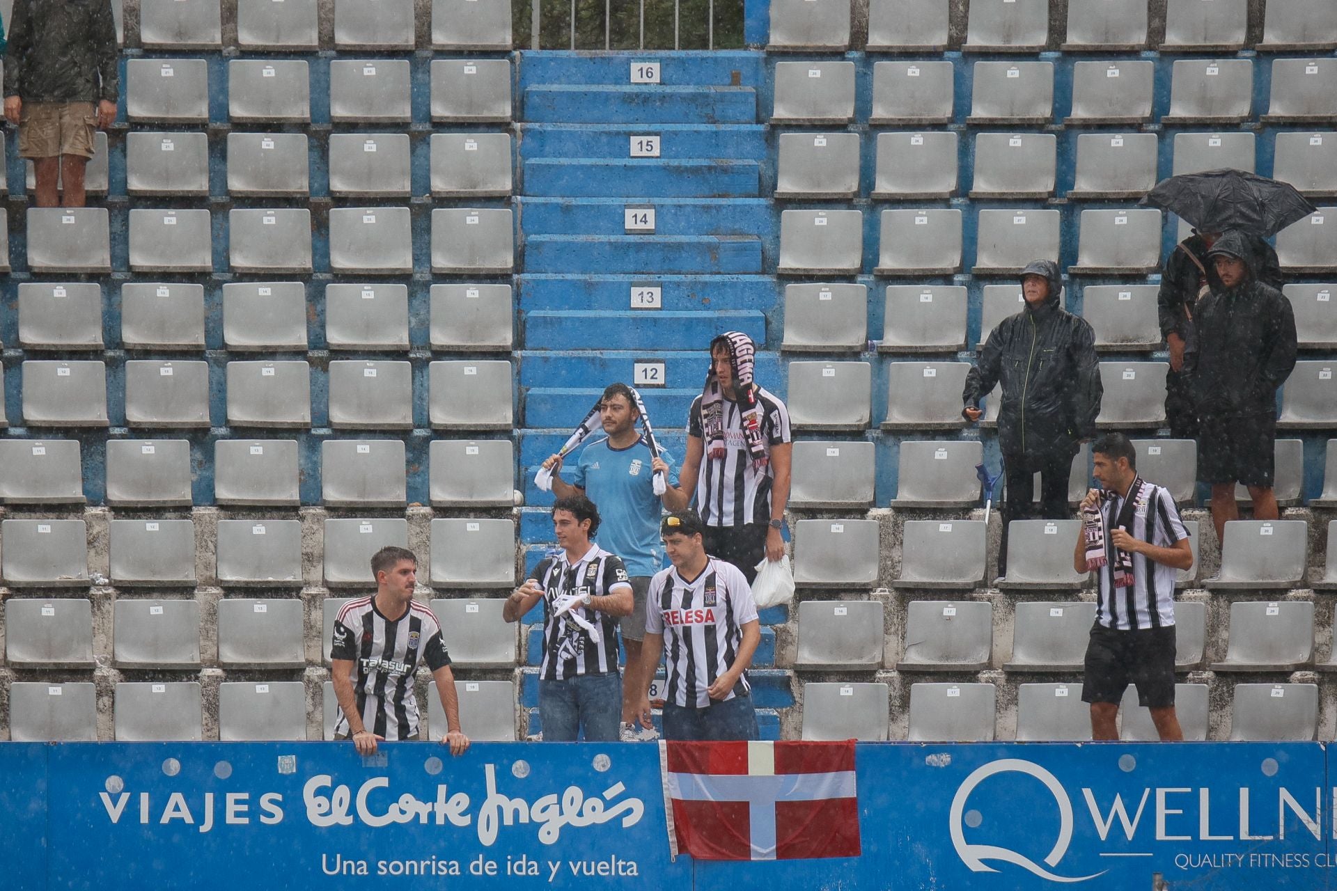 El partido suspendido entre Sabadell y Cartagena, en imágenes