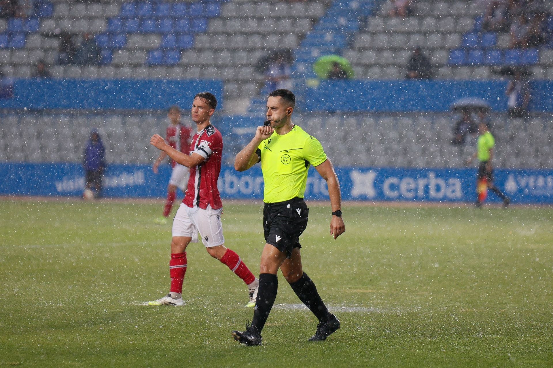 El partido suspendido entre Sabadell y Cartagena, en imágenes