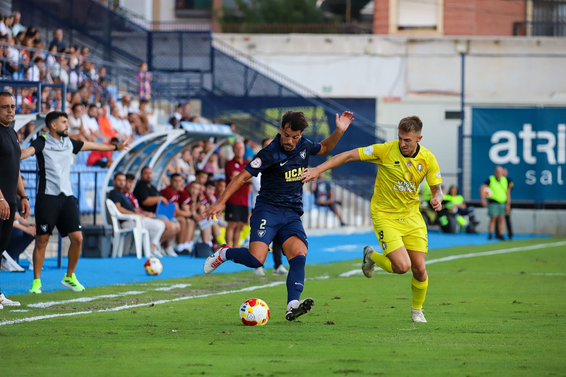 En imágenes, el partido entre el UCAM y el Lorca Deportiva