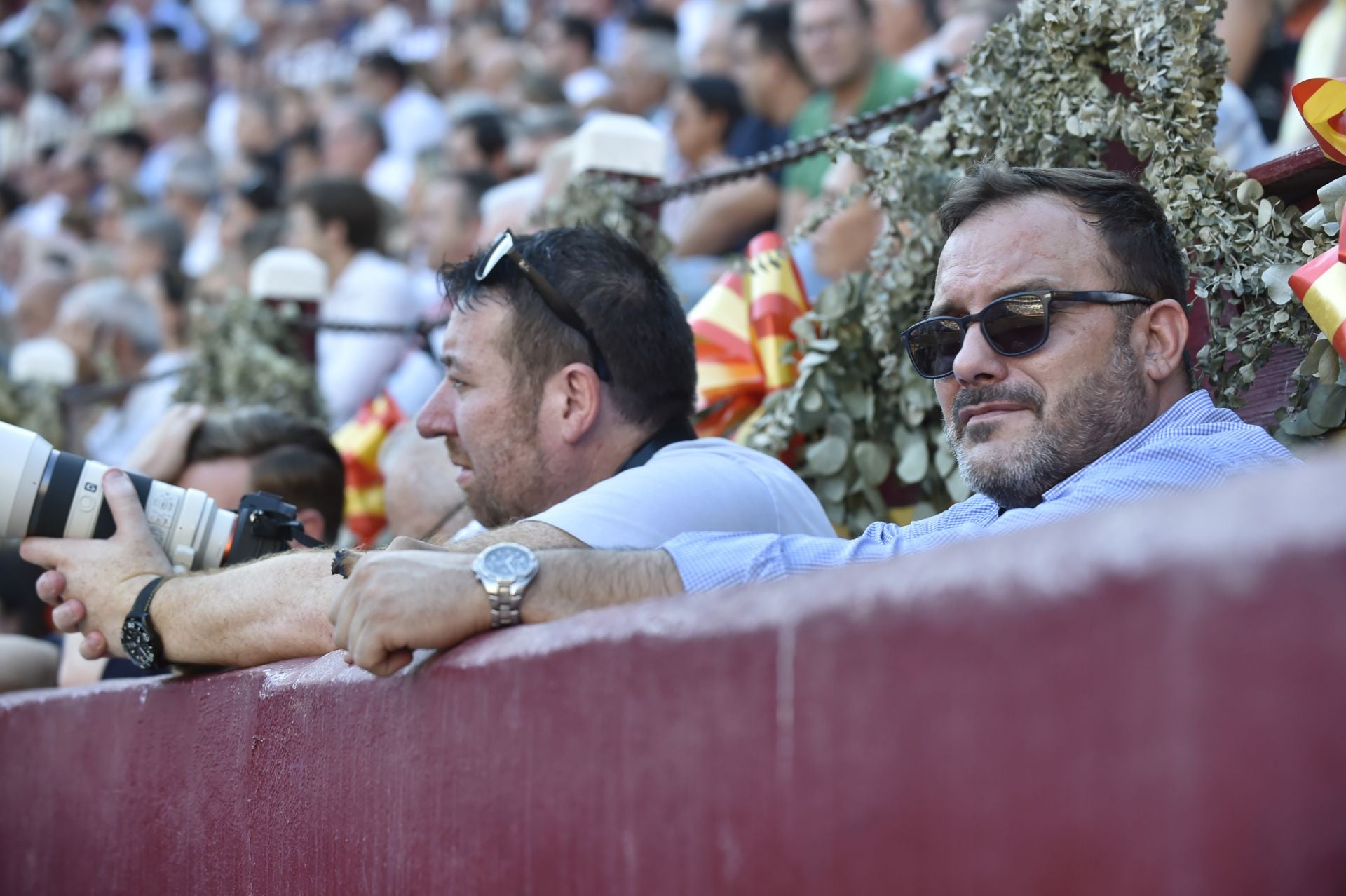 Ambiente de la primera corrida de la Feria Taurina de Murcia