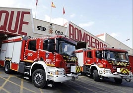 Parque de bomberos del Infante, en Murcia, en una imagen de archivo