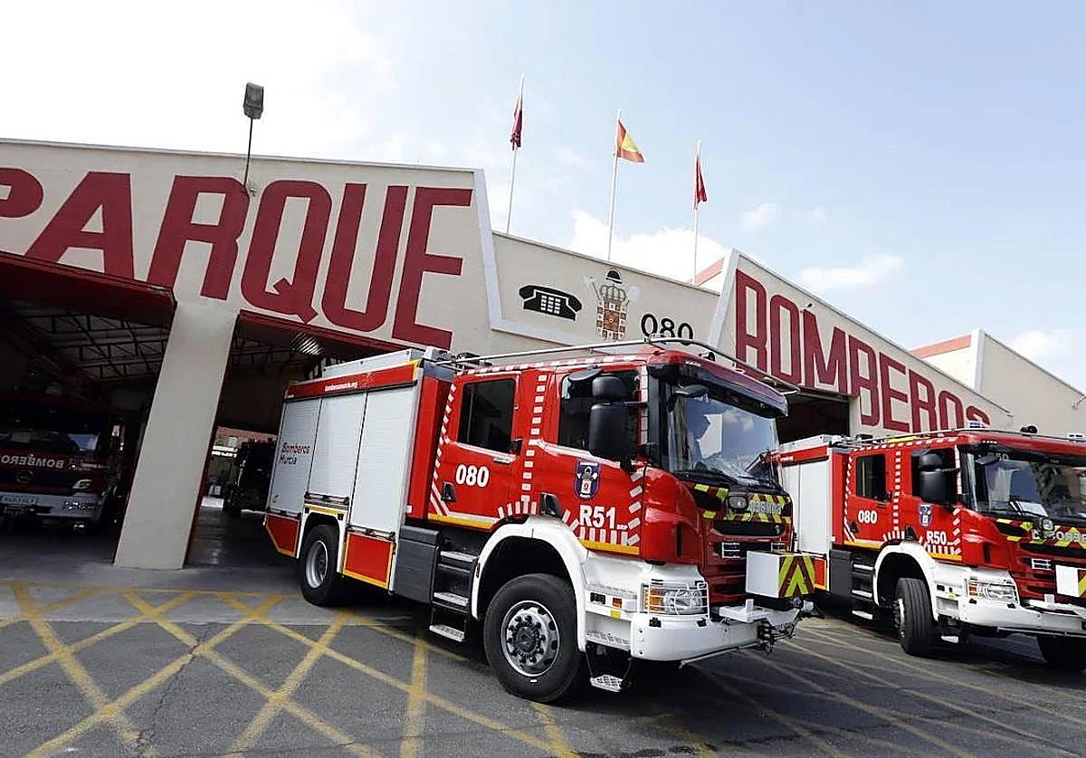 Parque de bomberos del Infante, en Murcia, en una imagen de archivo