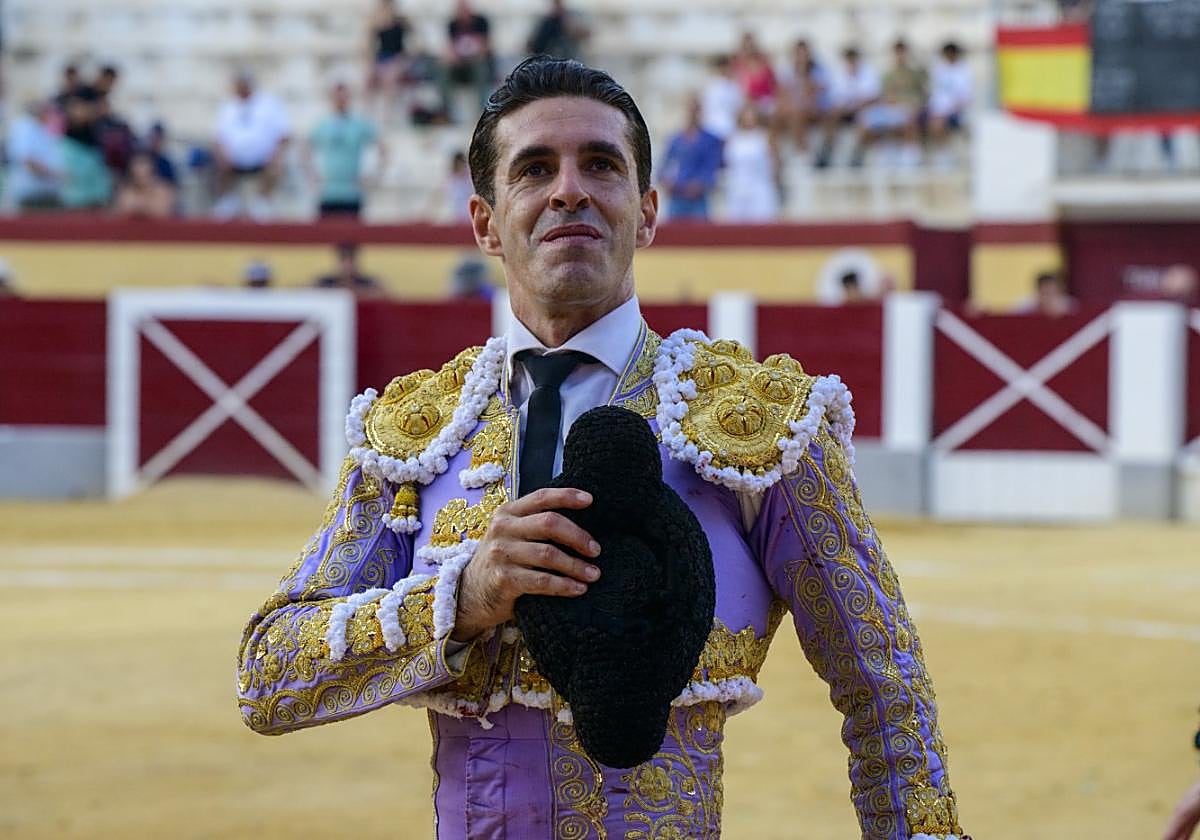 Alejandro Talavante, el pasado domingo en el coso de Cehegín, de donde salió a hombros junto a Antonio Puerta.