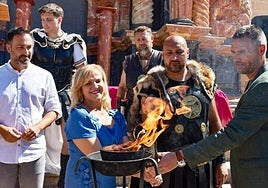 Las imágenes del encendido del Fuego Sagrado de Carthagineses y Romanos en Caravaca