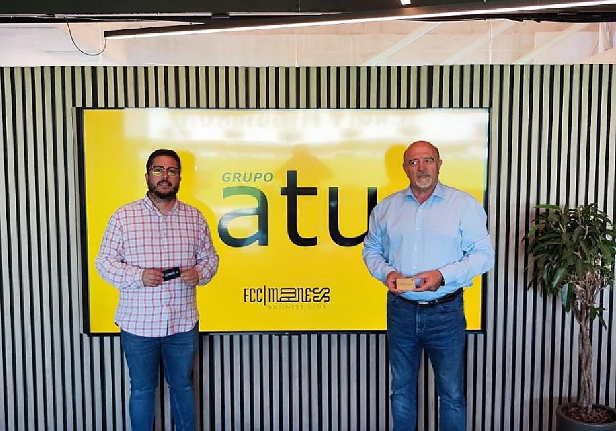 José Luis Reverte (izquierda), director autonómico de GRUPO atu, y Eduardo Ordóñez, director general de GRUPO atu.