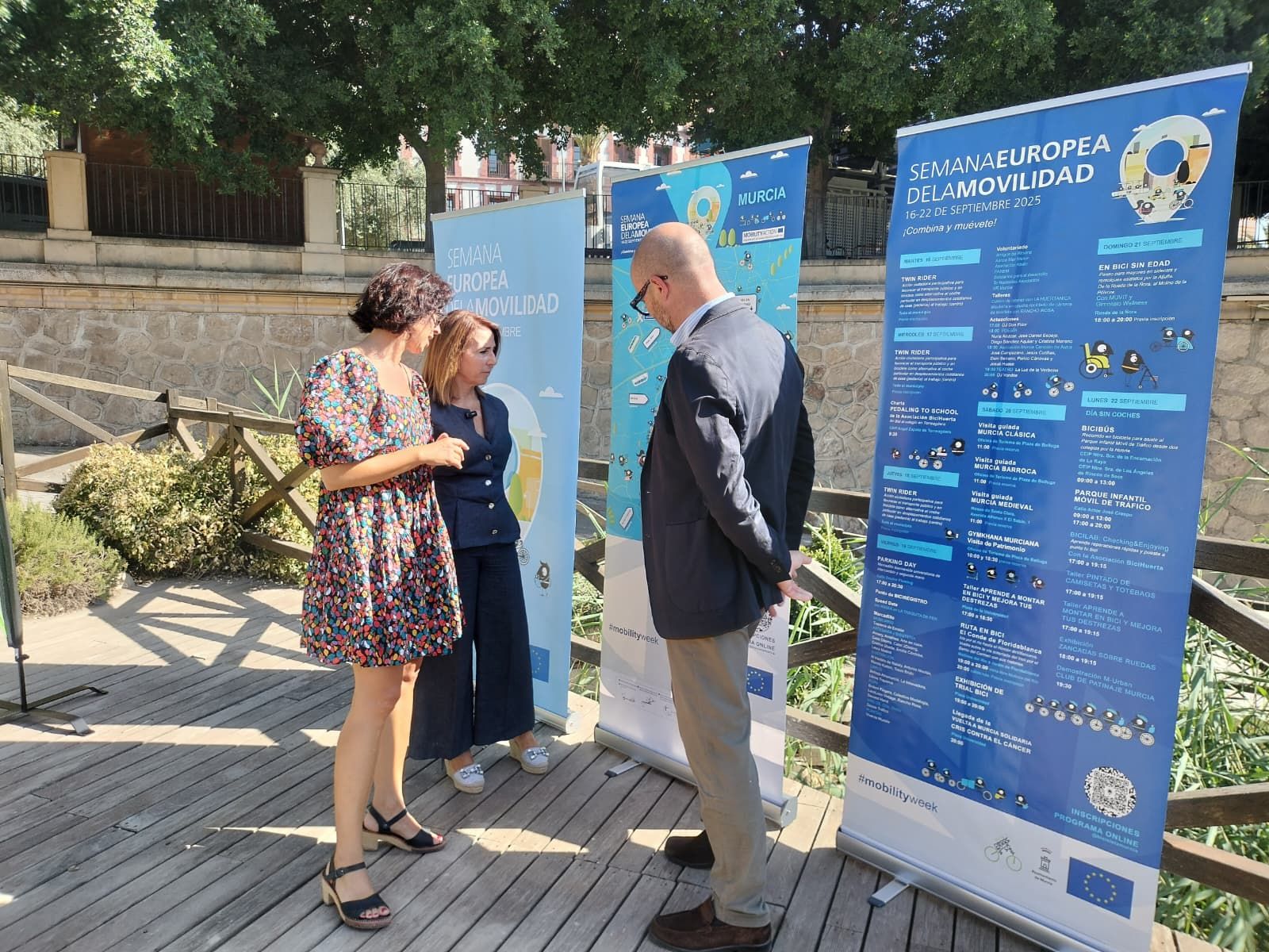 La presentación del programa de actividades por la Semana Europea de la Movilidad.