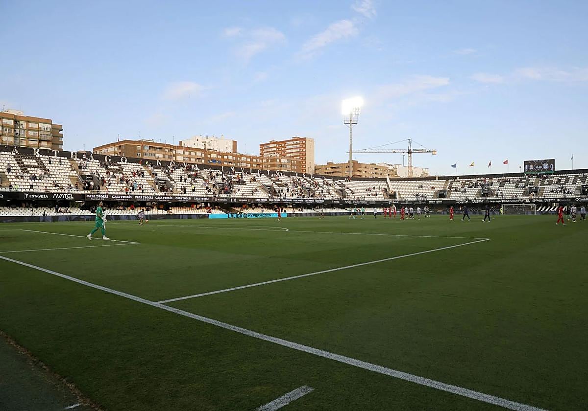 Imagen de archivo del Cartagonova antes de un partido.