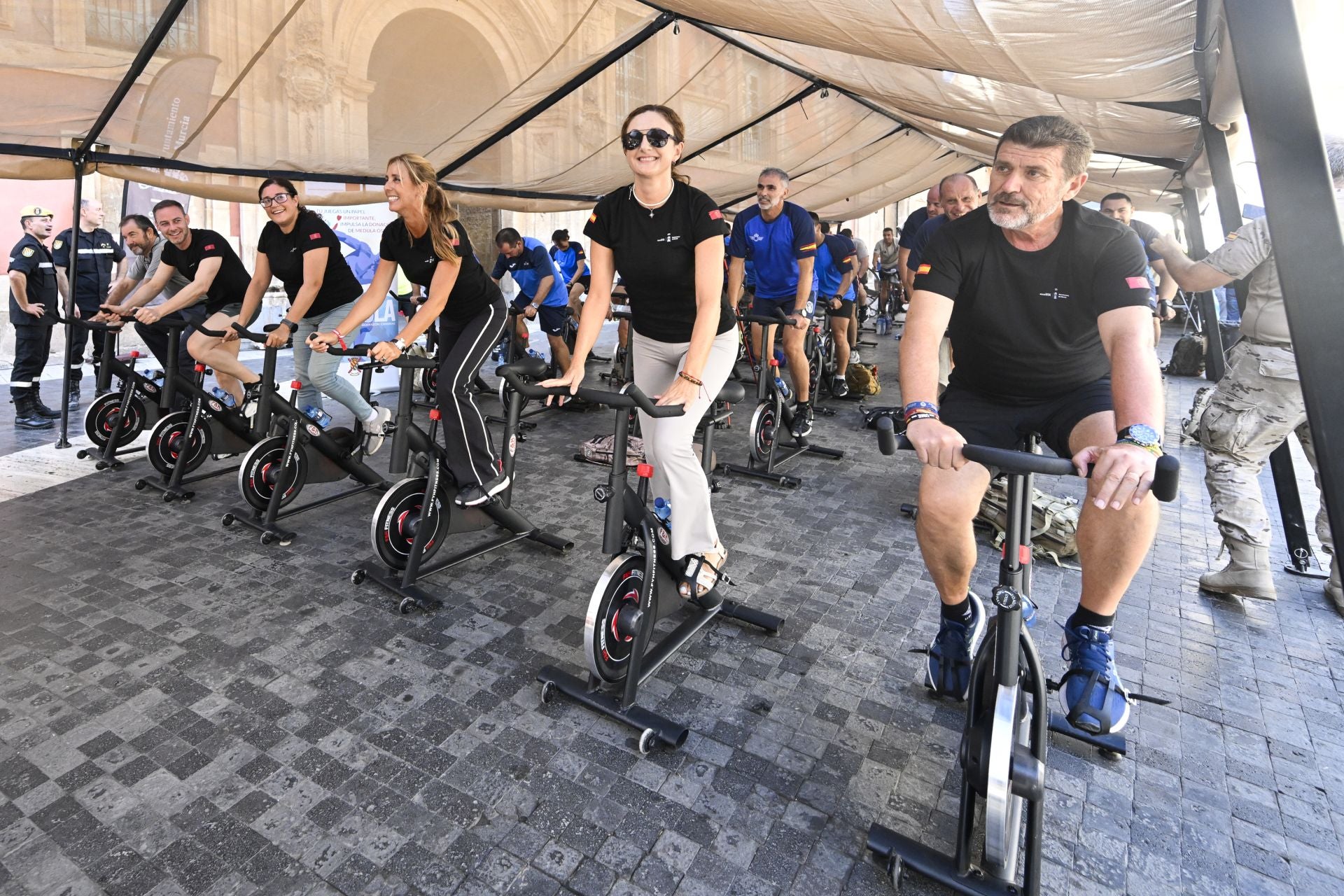Las imágenes de la campaña &#039;UMEdula&#039; en la Plaza Belluga de Murcia