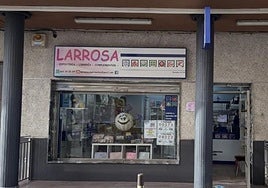 Administración de lotería de Ceutí donde se vendió un primer premio del sorteo del jueves.