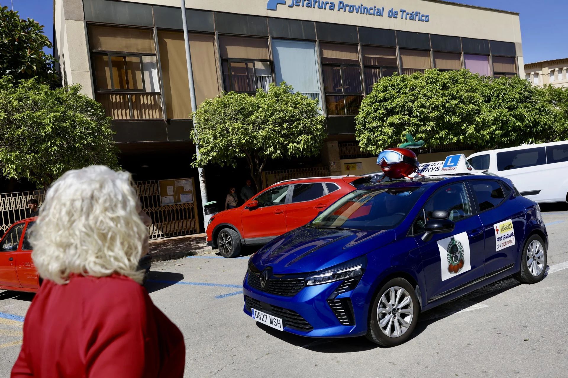 La fachada de la Jefatura Provincial de Tráfico de Murcia, en una foto de archivo