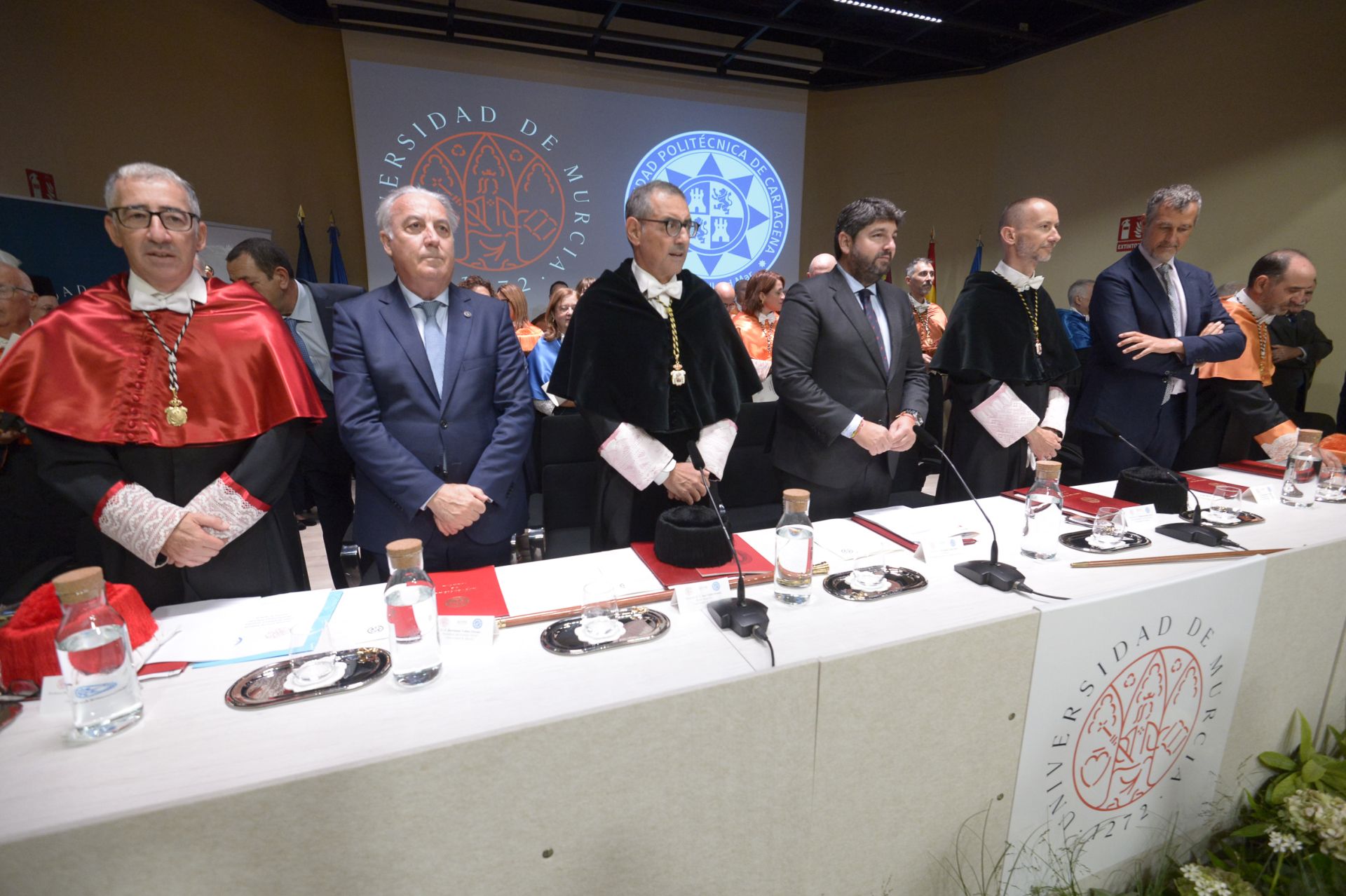 La apertura del curso académico de las universidades públicas de la Región de Murcia, en imágenes