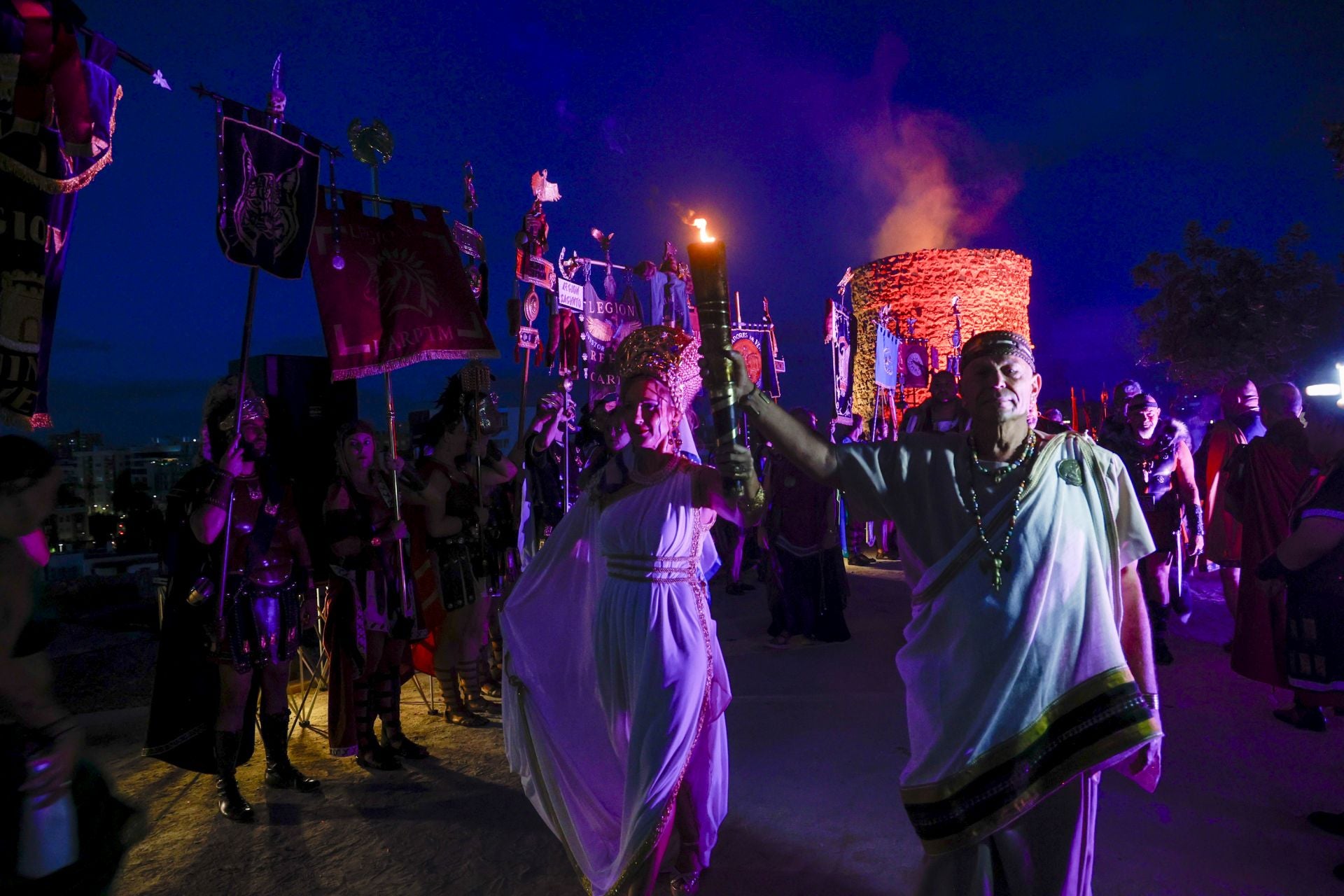 En imágenes, pregón e inicio de las Fiestas de Carthagineses y Romanos