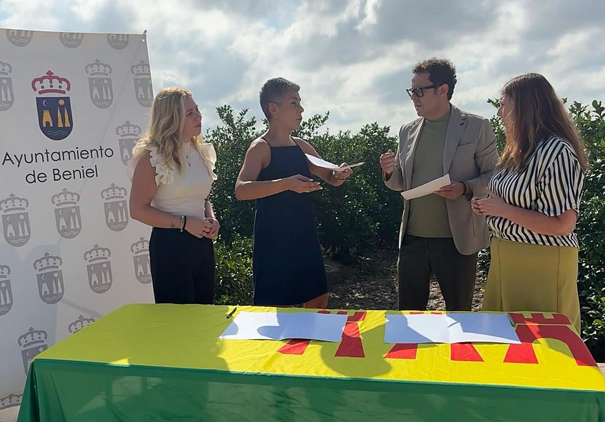 Reunión de la firma del acuerdo.