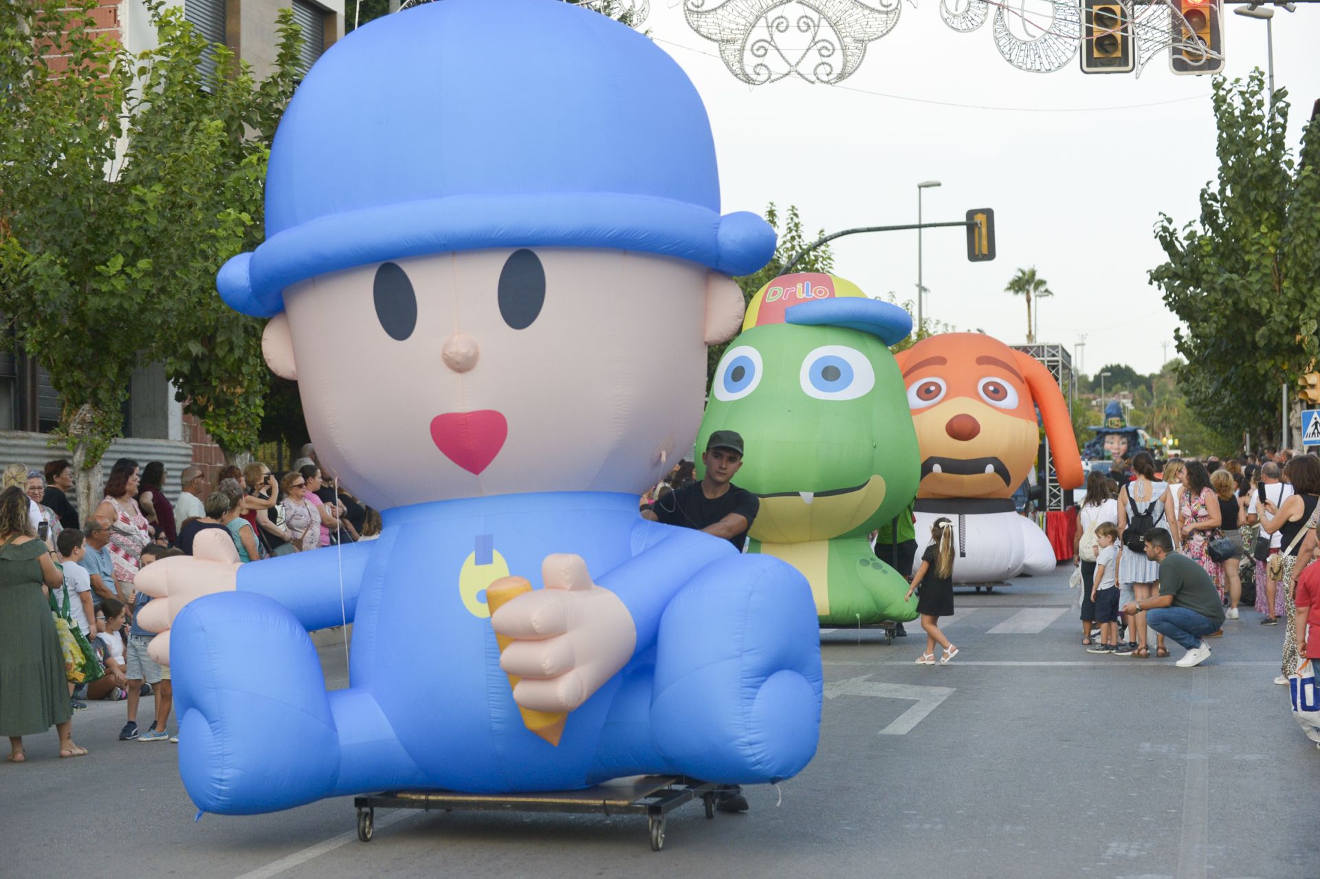 En imágenes, desfile de las carrozas de Molina de Segura