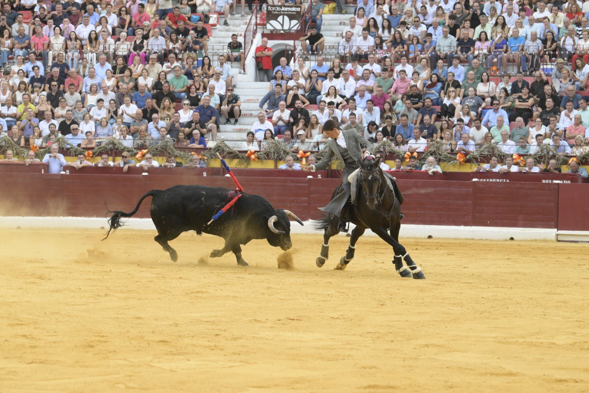 Las imágenes de la corrida de rejones de la Feria de Taurina de Murcia
