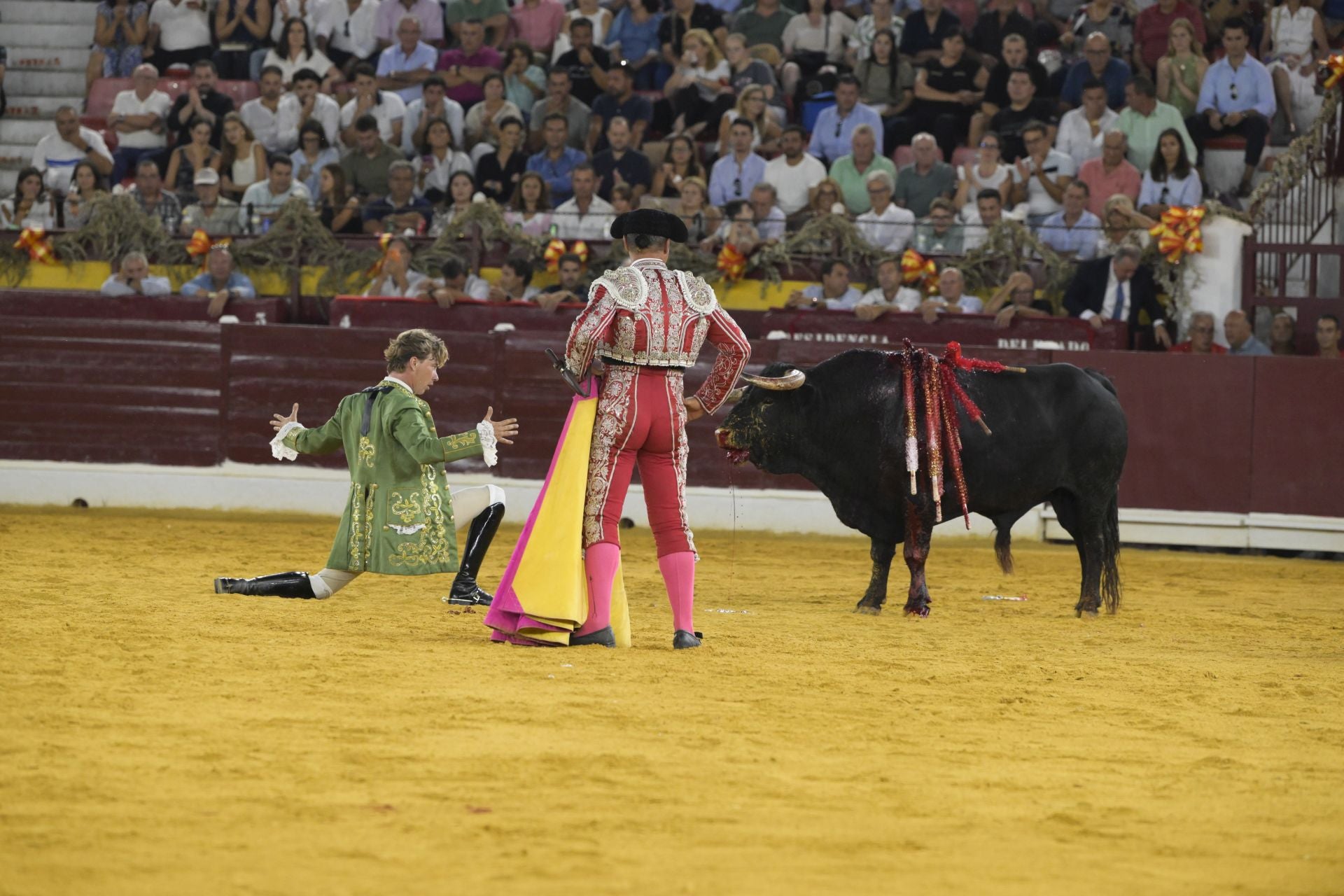 Las imágenes de la corrida de rejones de la Feria de Taurina de Murcia