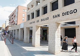 Centro de salud San Diego, en una imagen de archivo.