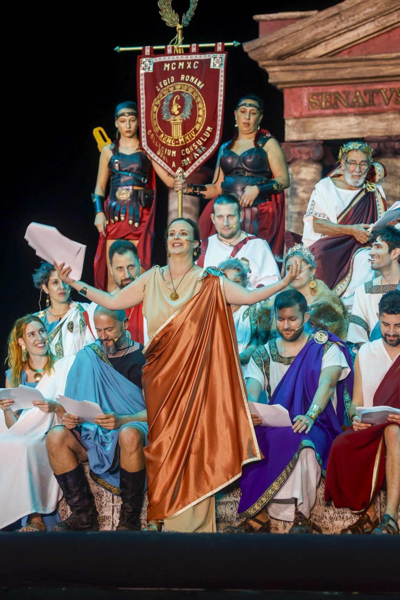 Sesión plenaria del Senado Romano en las Fiestas de Carthagineses y Romanos, en imágenes