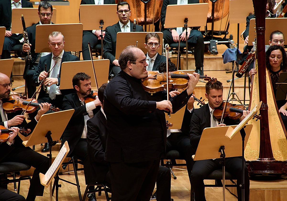 El violista de la Filarmónica de Berlín, Joaquín Riquelme.