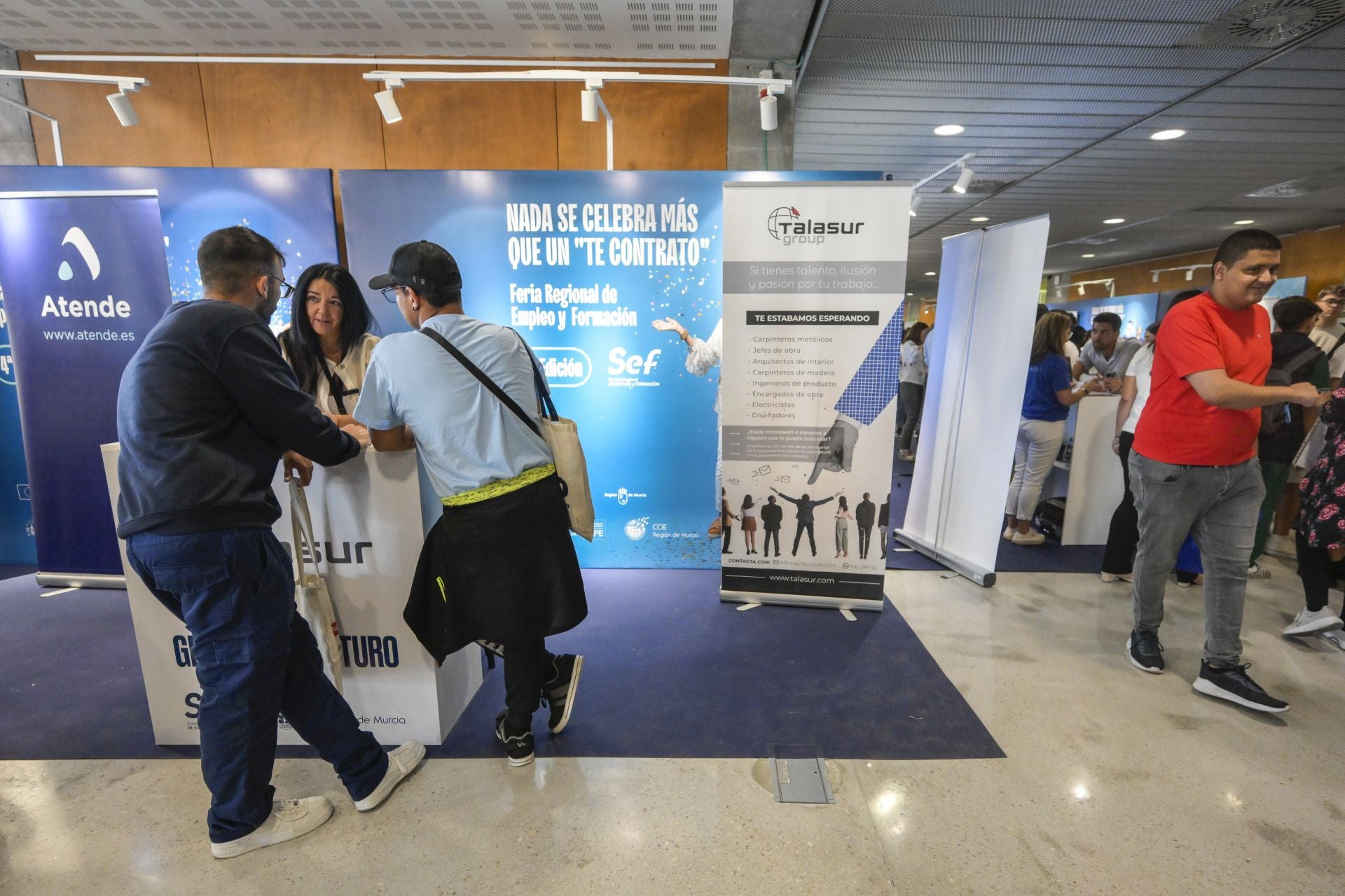 La inauguración de la Feria Regional de Empleo y Formación, en imágenes