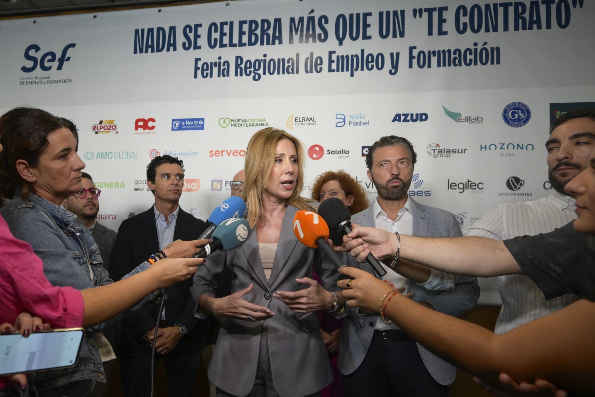 La inauguración de la Feria Regional de Empleo y Formación, en imágenes