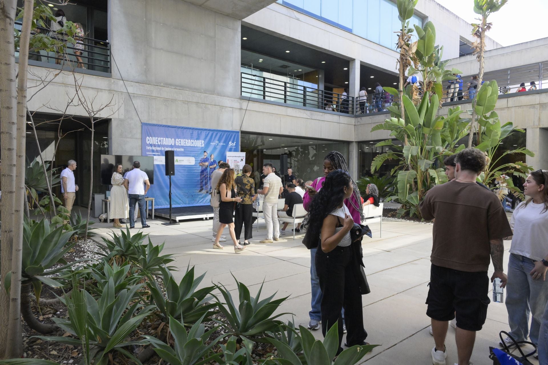 La inauguración de la Feria Regional de Empleo y Formación, en imágenes