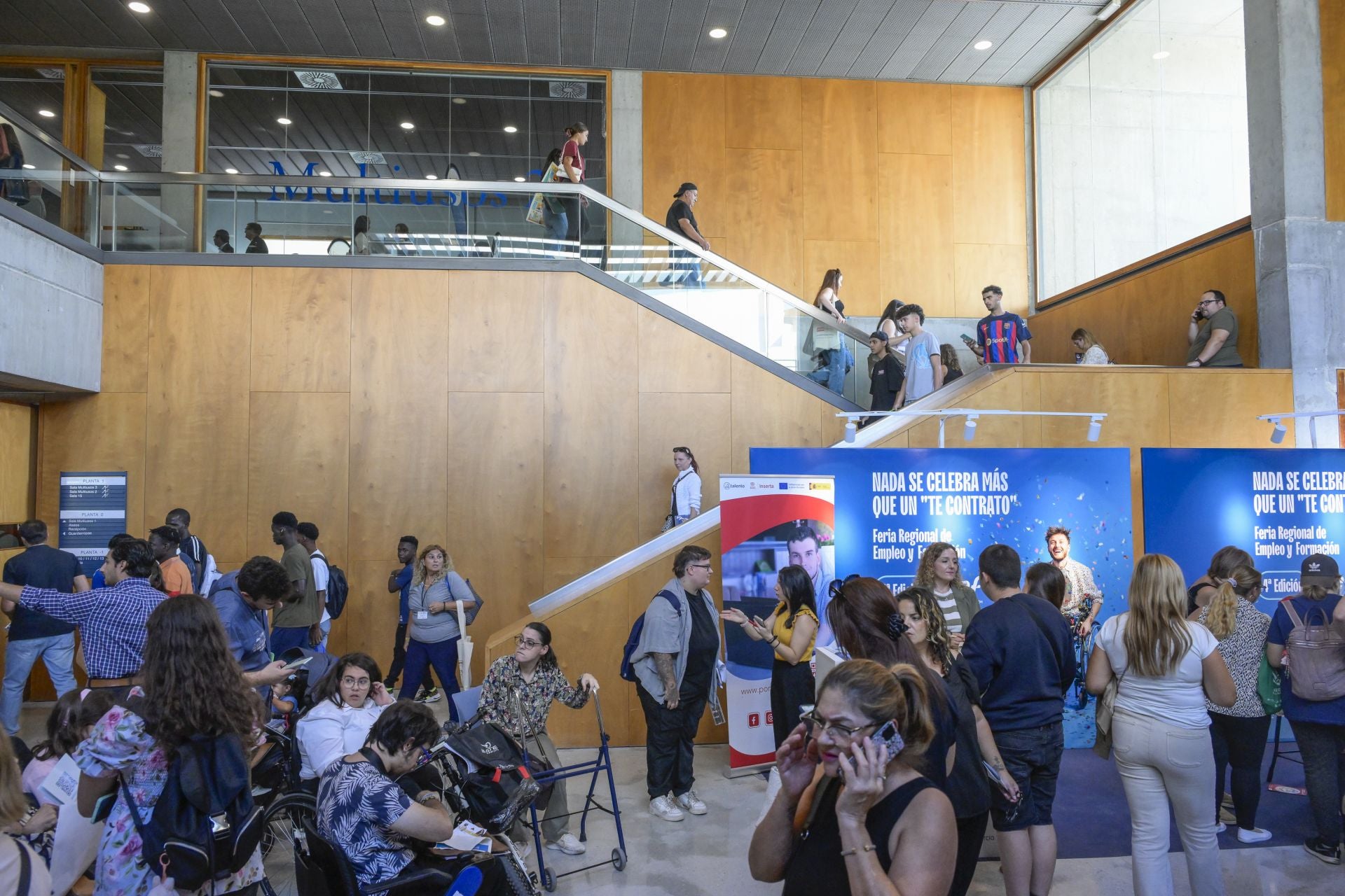 La inauguración de la Feria Regional de Empleo y Formación, en imágenes