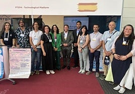 Asistentes a la presentación este miércoles del Día de la Acuicultura.