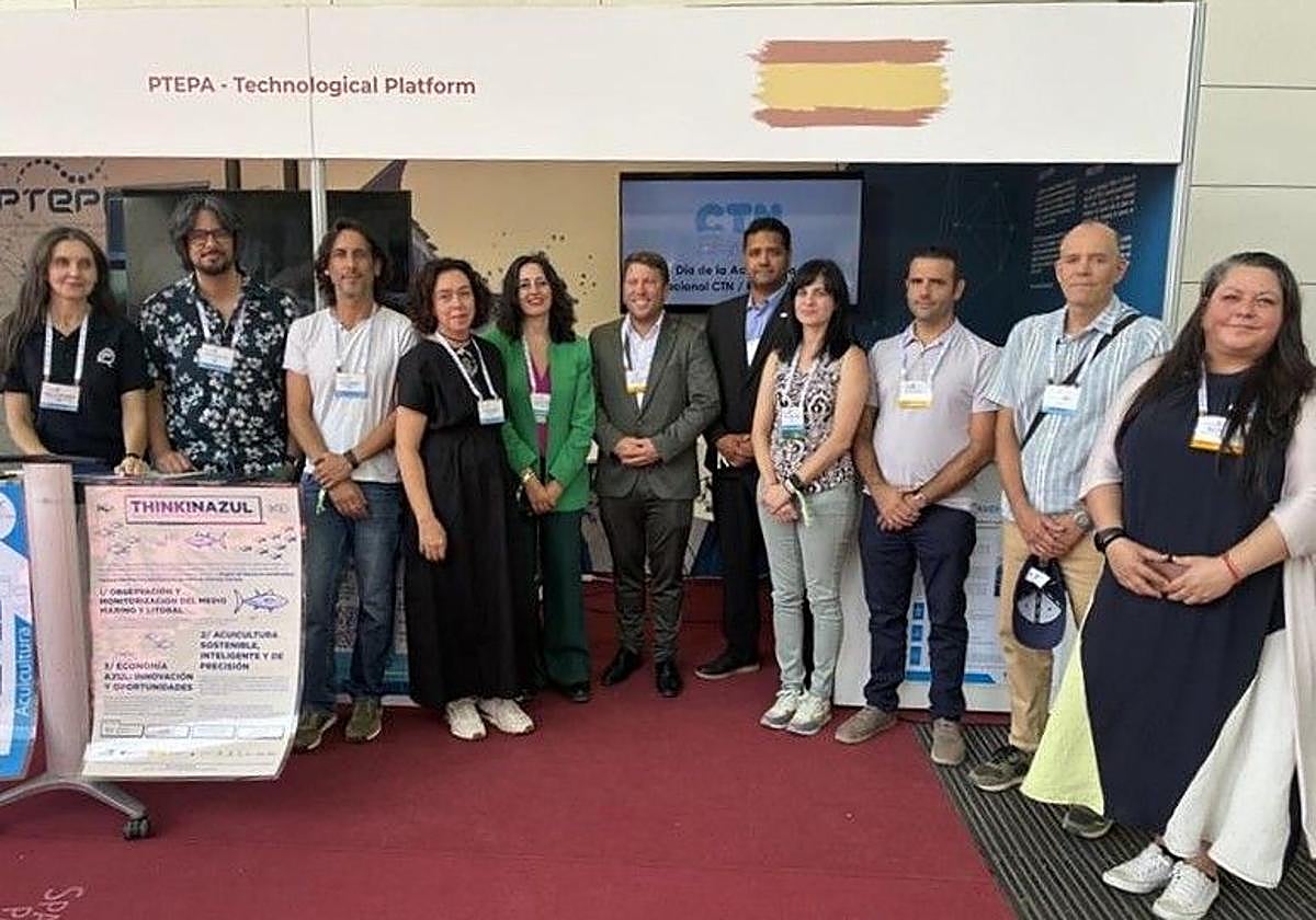 Asistentes a la presentación este miércoles del Día de la Acuicultura.