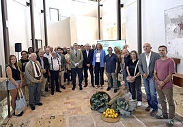 Asistentes a la presentación de la Semana de la Huerta en el Molino del Amor de Murcia.