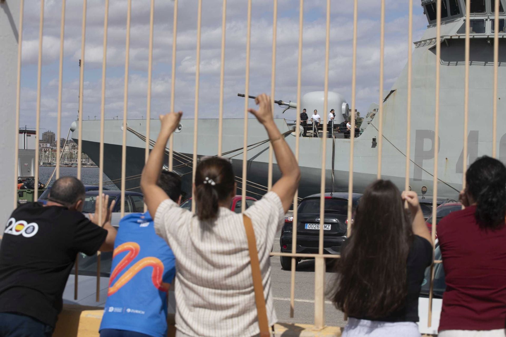 En imágenes, preparativos del &#039;Furor&#039; en el puerto de Cartagena antes de partir a Gaza
