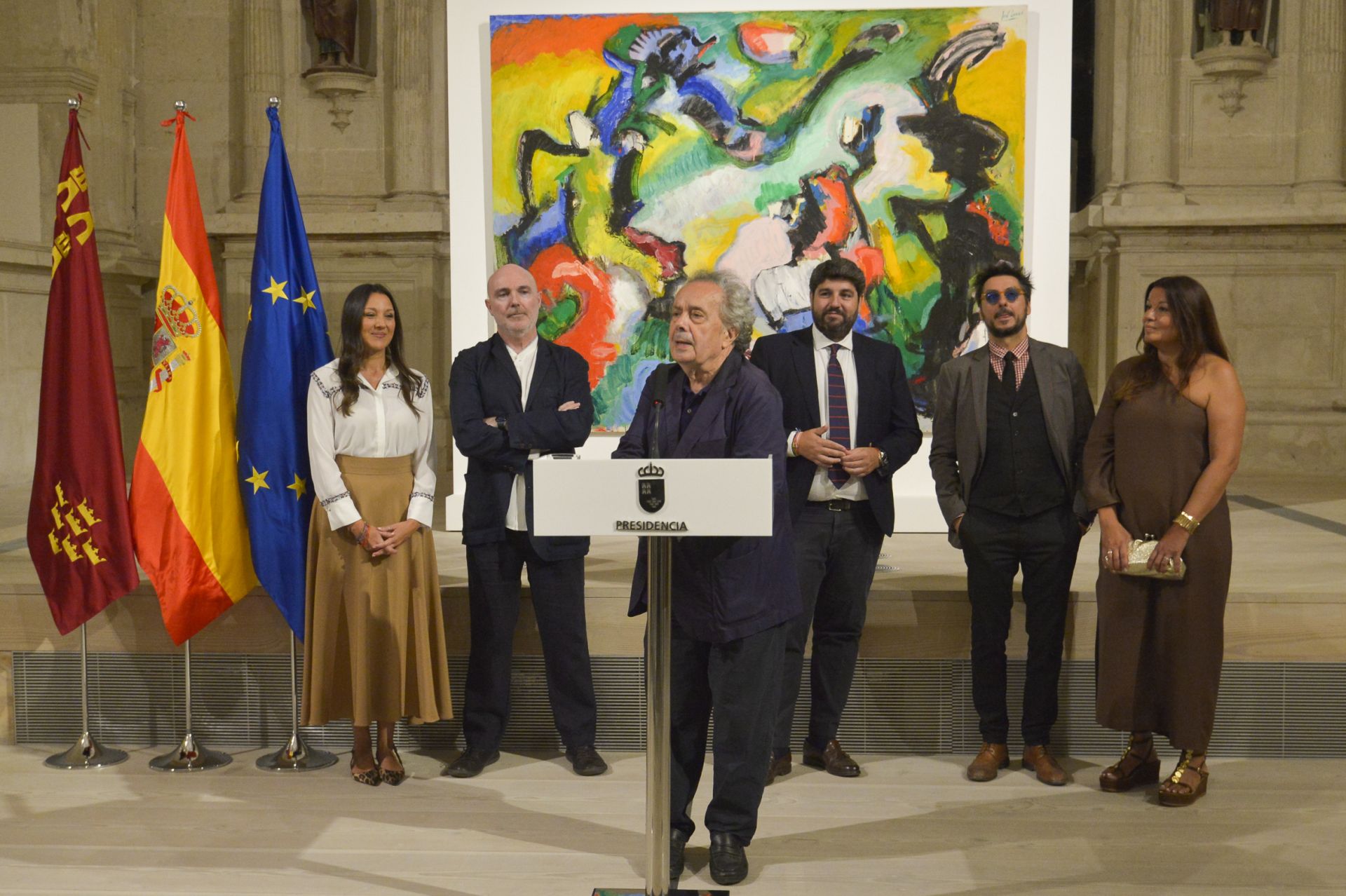 Las imágenes el homenaje a José Lucas en Murcia