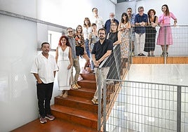 Los profesionales reunidos en el Centro Párraga de Murcia.