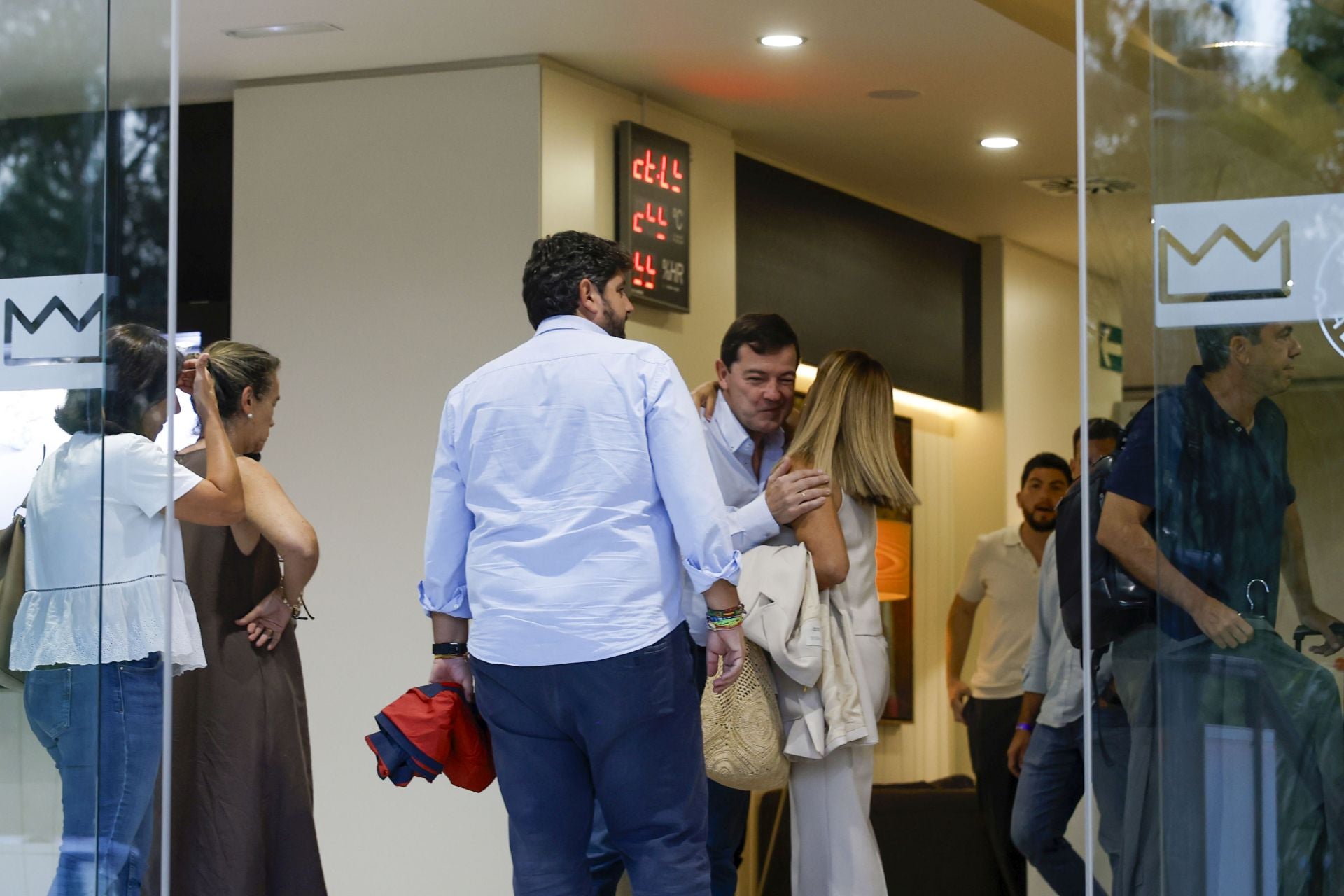 En imágenes, llegada de los presidentes autonómicos del PP a la cumbre de Murcia